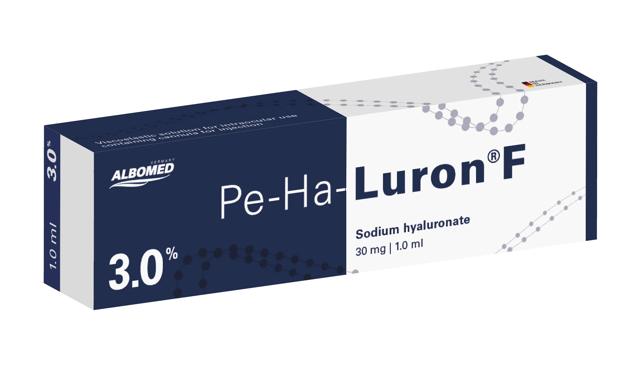 Pe-Ha-Luron ophthalmic viscoelastic product